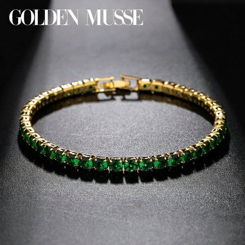 Bracelet Green Tennis