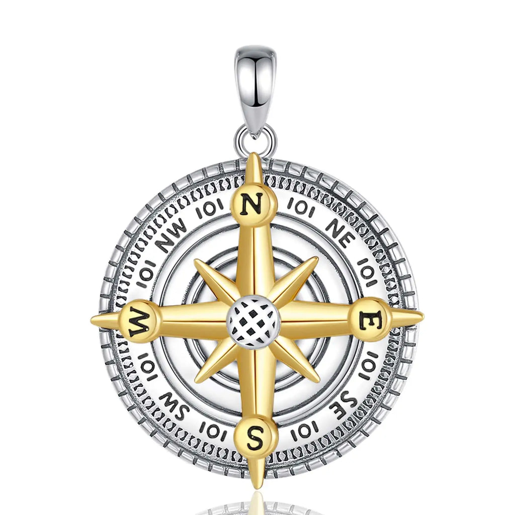 Necklace Compass Pendant