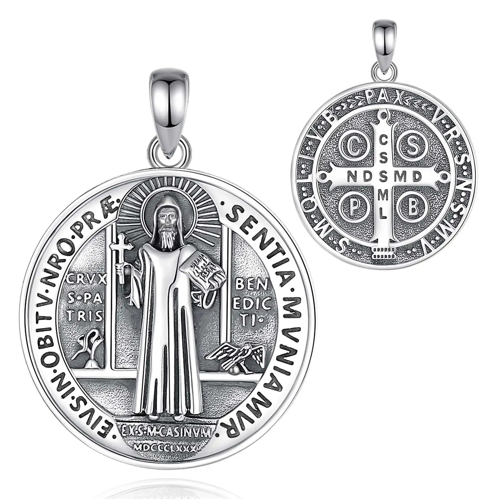 Necklace Saint Benedict Medal