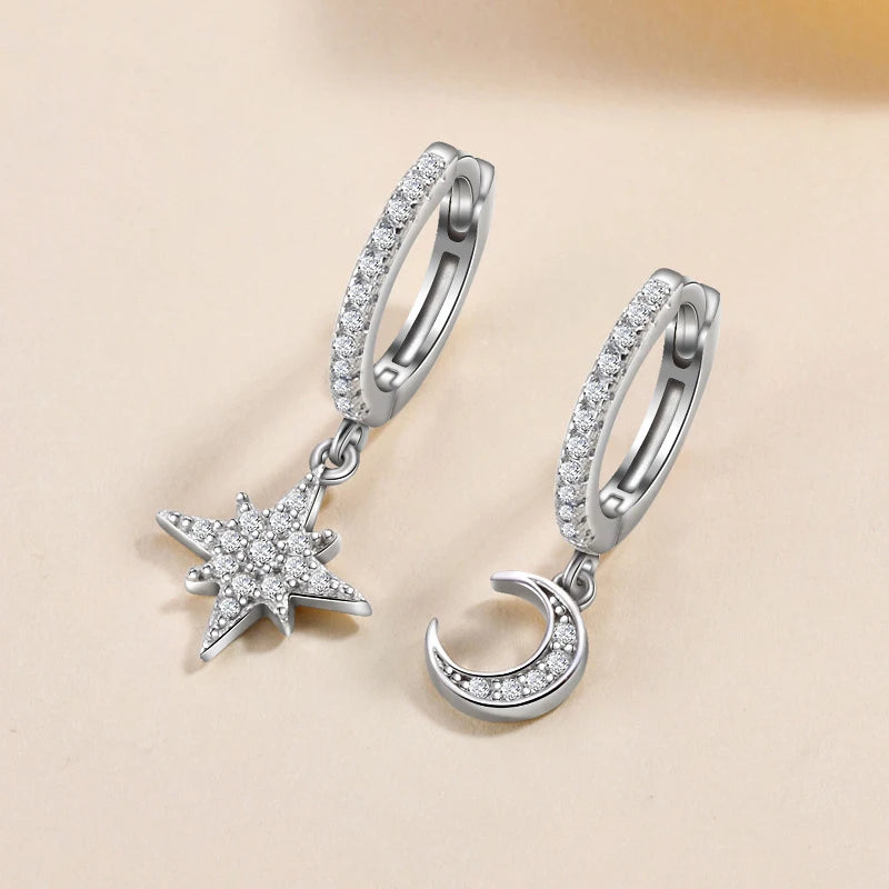 Earrings Starlight Crescent