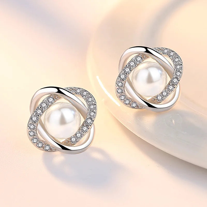 Earrings Brilliance Zircon Stud