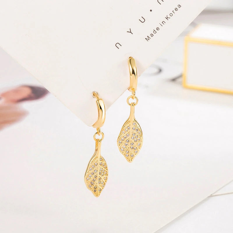 Earrings Forest Glow Crystal