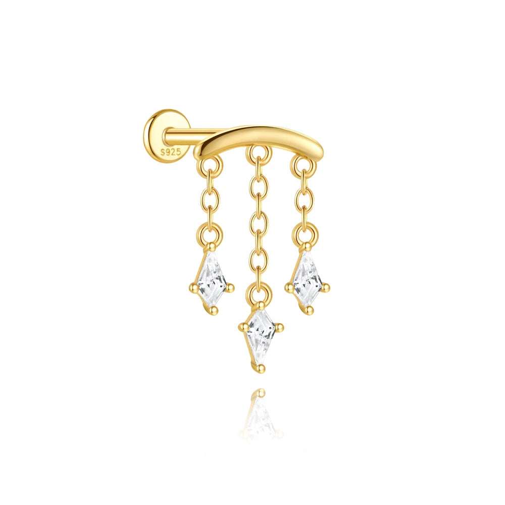 Earrings Marquise Tassel