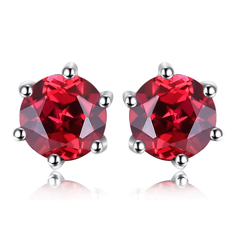 Earrings Genuine Gemstone Stud