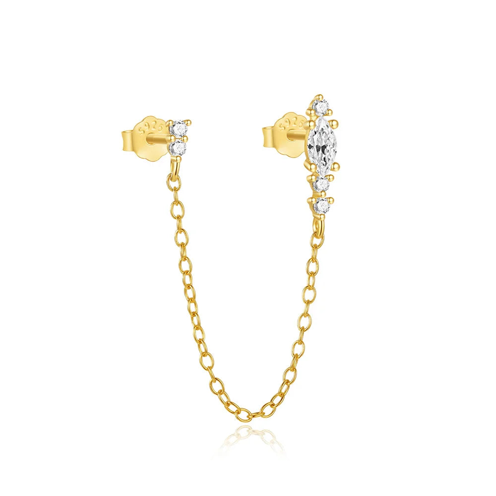 Earrings Marquise Tassel