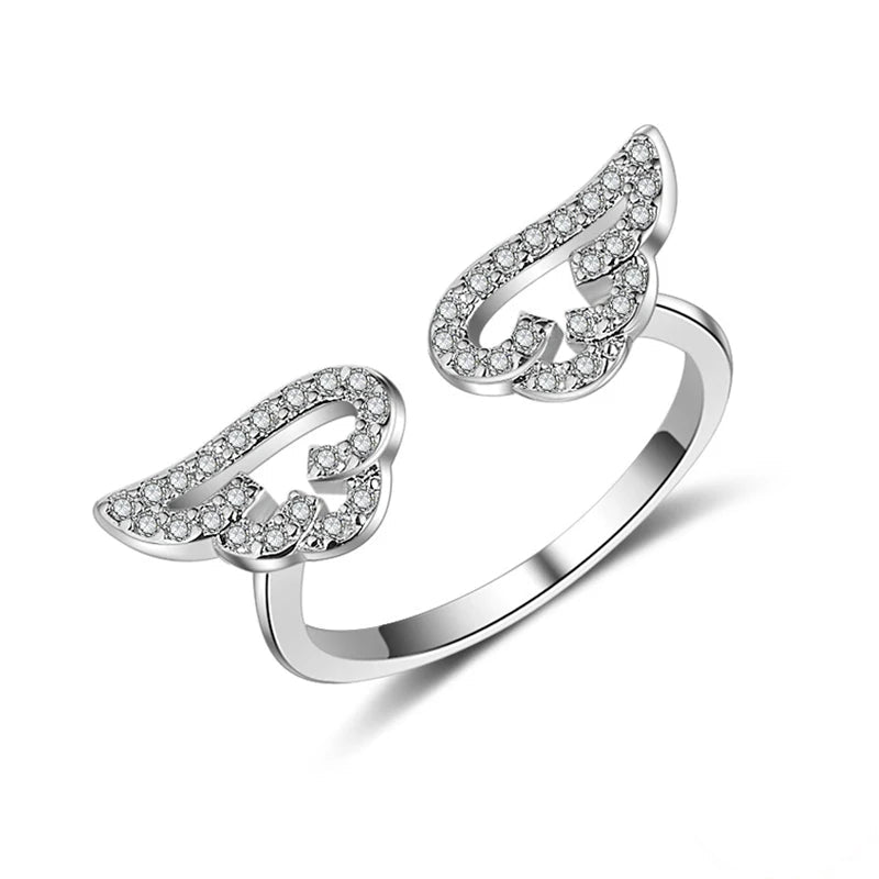 Ring Angel Wing Feather