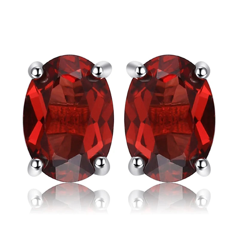Earrings Natural Gemstone Stud