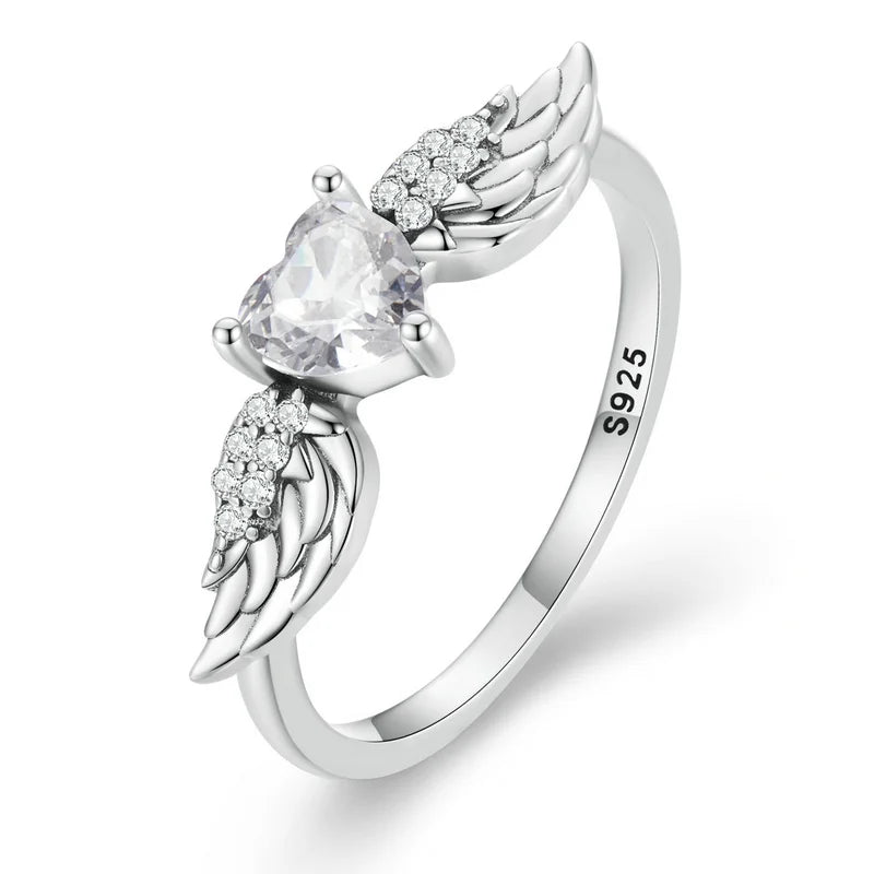 Ring Angel Wing Heart