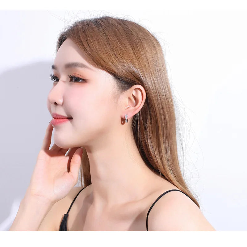Earrings Bow Pattern Stud
