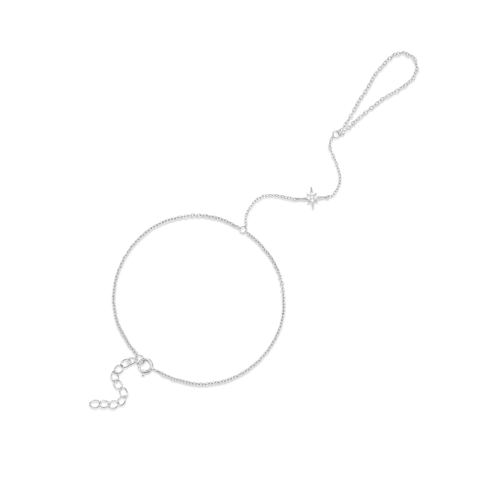 Bracelet Ring Heart Hand