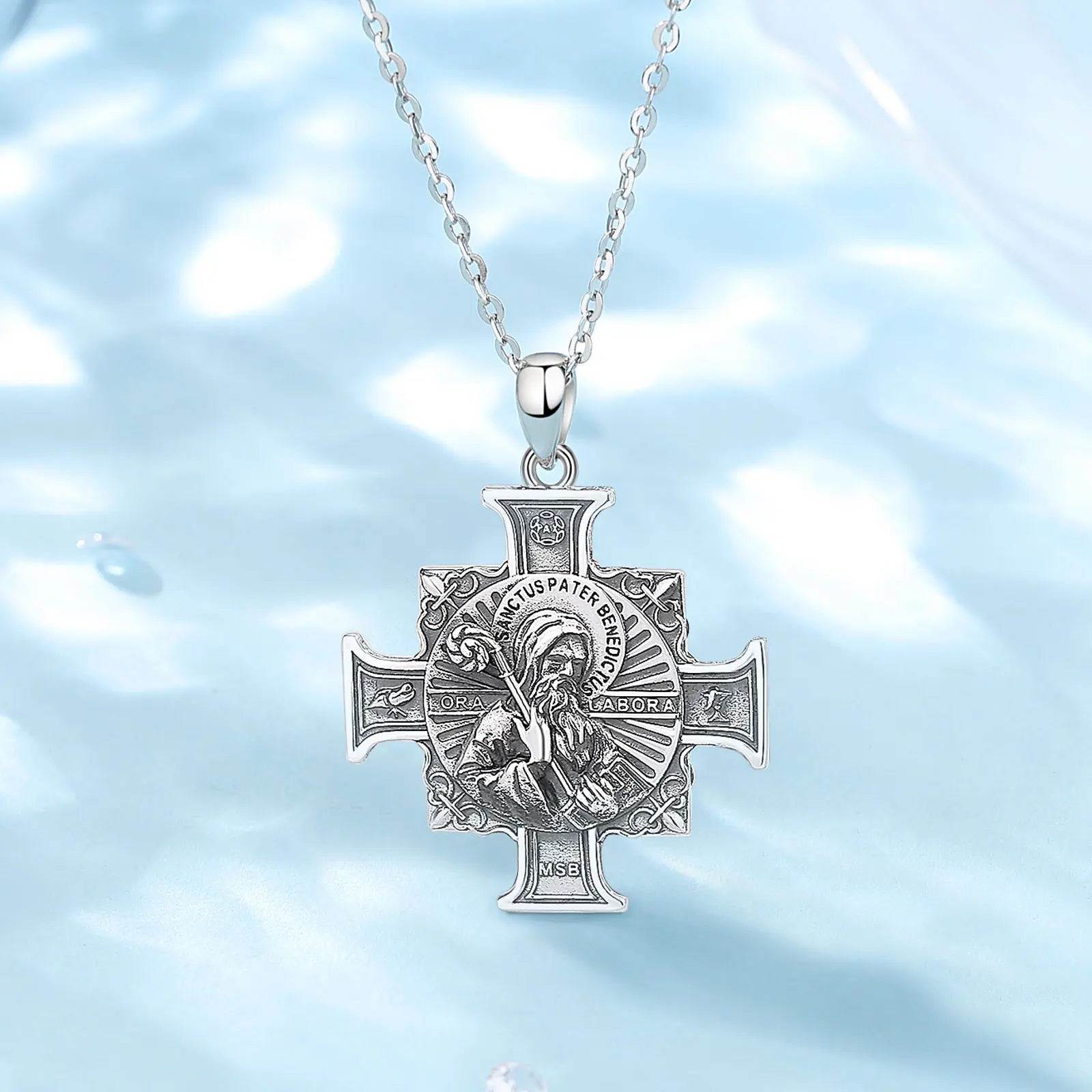 Necklace Saint Benedict Cross