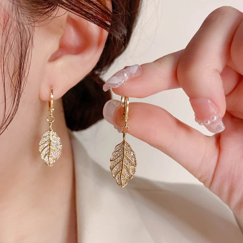 Earrings Forest Glow Crystal