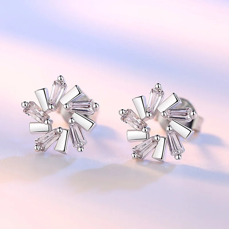 Earrings Brilliance Zircon Stud