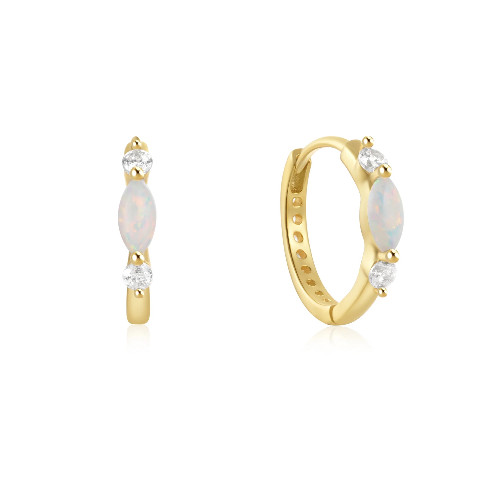 Earrings Tiny Gold Hoop