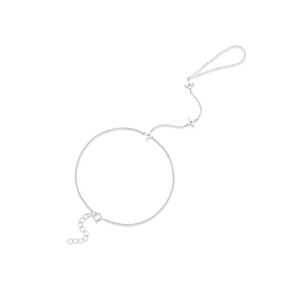Bracelet Ring Heart Hand