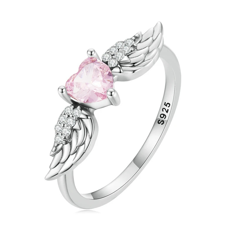 Ring Angel Wing Heart
