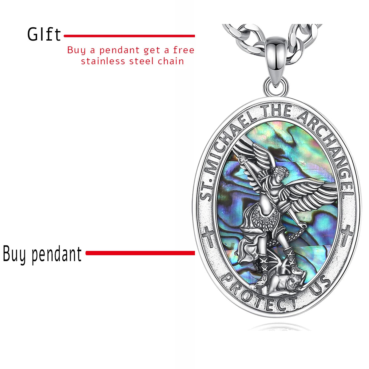 Necklace Saint Michael Archangel