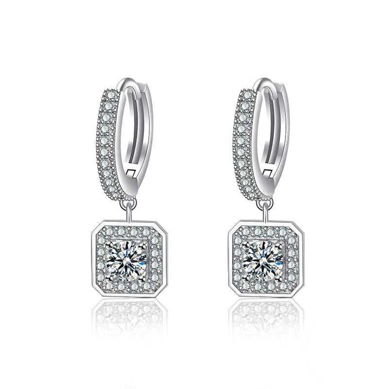Earrings Luna Square Hoop