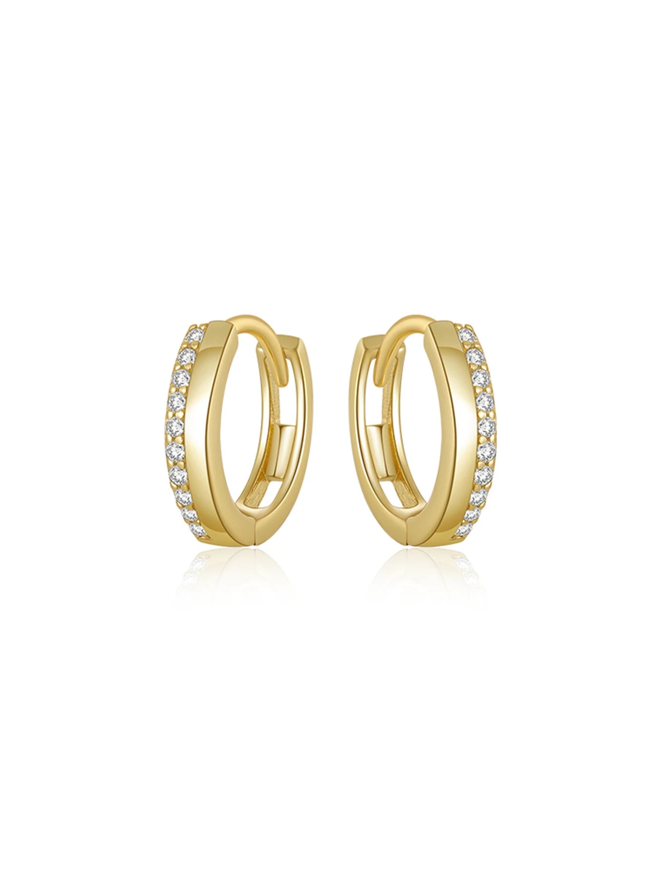 Earrings Tiny Gold Hoop