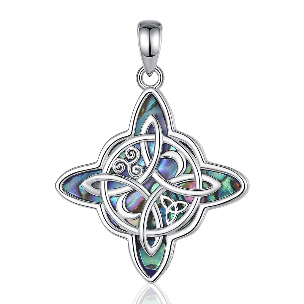 Necklace Mystic Witch Knot Abalone
